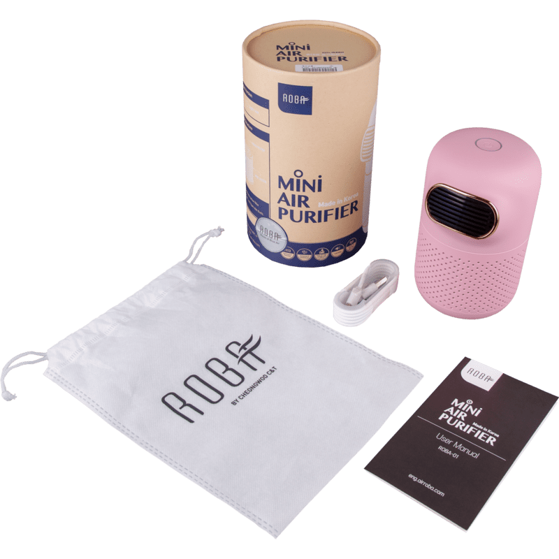 Мини-очиститель воздуха ROBA-01, pink